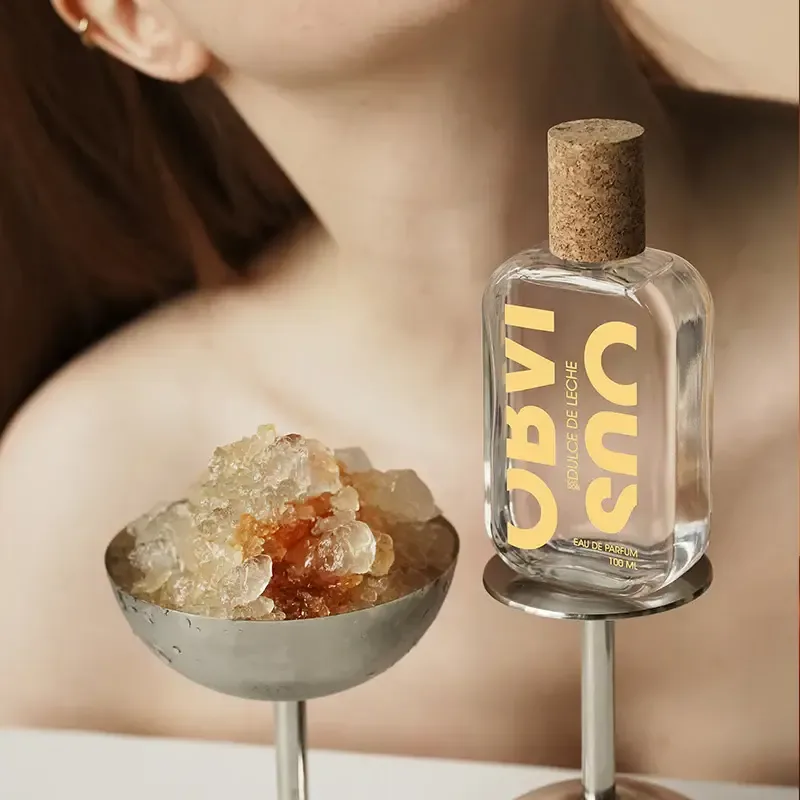 Obvious Dulce de Leche 香水瓶與甜品式靜物